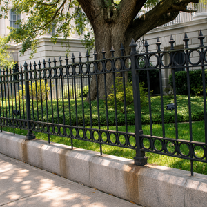 Panneaux de clôture en fer forgé sur mesure, clôture décorative de sécurité pour jardin extérieur, pour propriétés résidentielles et commerciales - Product Image 4