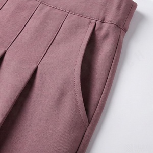 Women's High Waist <b>Pleated</b> Mini <b>Skirt</b> Solid Color A-Line Preppy Style <b>Short</b> <b>Skirt</b> - Product Image 5