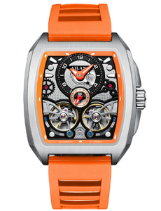 Reloj Mecánico Automático de Lujo con Caja de Acero Inoxidable, Correa de Silicona y Esfera Esqueleto - Product Image 6