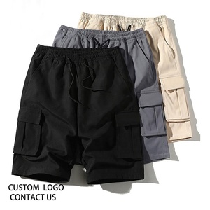 Nuevas llegadas personalizadas Streetwear Hombres Casual Multi bolsillo Hip Hop Joggers Cargo Pantalones cortos de verano - Product Image 1