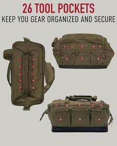 Durable Waterproof Multi Compartments OEM <b>Backpack</b> Vietnam Easy Organizing Portable <b>Tool</b> <b>Backpack</b> - Product Image 3