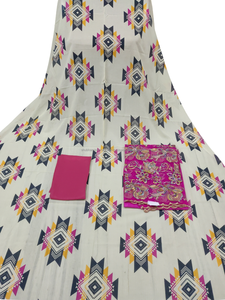 Graminy for Swiss Meilleure vente Robe noire en sergé de coton jacquard Design élégant imprimé et uni pour fournisseur indien pour filles - Product Image 6