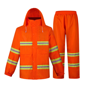 Breathable Cotton Comfortable Unisex Safety Wear High Visibility ANSI Class 2 <b>Waterproof</b> Customized Logo Uniform - Product Image 1