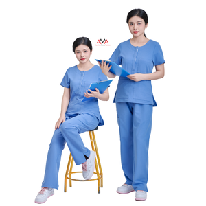 Uniforme Médico VN FACTORY, el Más Cómodo y Útil, Diseño de Mono para Salón de Belleza, Uniforme de Enfermera, Blanco de Hospital - Fábrica de Uniformes FMF - Product Image 2