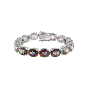 Pulsera de Topacio Místico en Plata de Ley 92.5 KLSB-20024 - Product Image 1