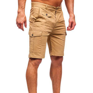 Shorts cargo homme multi-poches coupe slim séchage rapide respirant style urbain taille élastique vente en gros OEM - Product Image 1