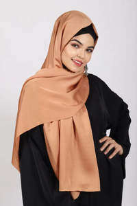 Premium Custom Satin Plain Hijab <b>Scarf</b> Silk Feel Head Wrap Shawl OEM ODM Textile Manufacturer India Export - Product Image 4