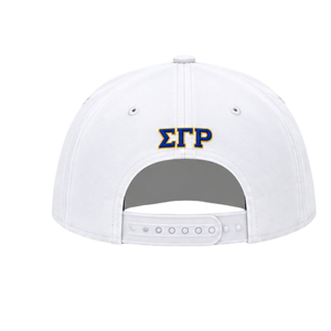 หมวกแก๊ปปักลาย Sigma Gamma Rho สำหรับผู้หญิง หมวกเบสบอลปักลายสัญลักษณ์สมาคมนักศึกษากรีก ปรับขนาดได้ ทรงแบน สไตล์ลำลอง สตรีทแวร์ - Product Image 2