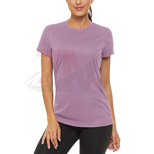 Camiseta de Algodón Grueso para Mujer, con Logotipo Personalizado, Estilo de Marca de Calidad, Informal de Verano, Talla XL, Suministro al por Mayor, Transpirable y Personalizable - Product Image 4