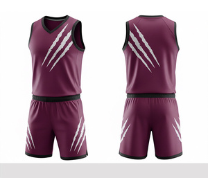 Uniforme de basket-ball personnalisé avec logo, sublimation, jersey et short en polyester respirant à séchage rapide, vêtements de sport d'équipe pour hommes, femmes et jeunes - Product Image 6
