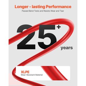 Câble d'extension solaire étanche 100FT 10AWG rouge 6mm²C pour produits photovoltaïques - Product Image 6