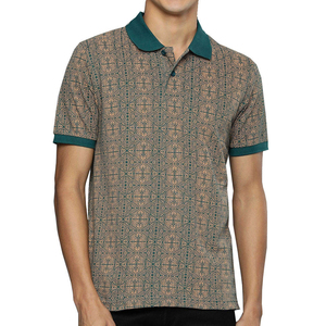 Polo de Verano Personalizado para Hombre, Talla Estadounidense, Color Sólido, Bordado, Cómodo, Oscuro, con Función Antipilling - Product Image 3