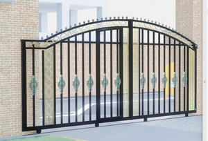 Puerta de Pared Compuesta de Hierro Forjado de Lujo con Seguridad Avanzada, Diseño Ecológico, Acabado con Recubrimiento en Polvo, Servicio de Modelado 3D - Product Image 5