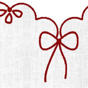 แผ่นรองจานรูปหัวใจปักลายดอกไม้ทันสมัย ผ้าฝ้าย 100% สำหรับวันวาเลนไทน์ บ้าน งานแต่งงาน - Product Image 6