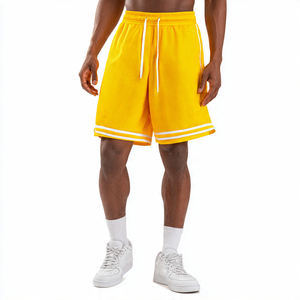 Shorts de basket-ball pour hommes 100% polyester, shorts en mesh décontractés, shorts en mesh légers pour hommes, shorts de course à pied et de basket-ball en gros - Product Image 3