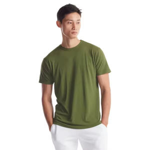 Camiseta Ecológica 100% Fibra de Bambú, Transpirable, Absorbente de Humedad, Suave, Orgánica, para Hombre, Cuello Redondo, Ajustada - Product Image 2