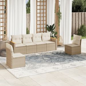 Beige <b>Cream</b> White Garden <b>Sofa</b> <b>Set</b> - Product Image 1