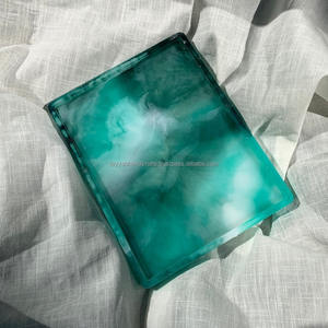 Plateau en résine avec poignée, nouveau design, pour la maison, la cuisine, la table, utilisation pour servir des fruits dans les restaurants, cadeau direct - Product Image 2