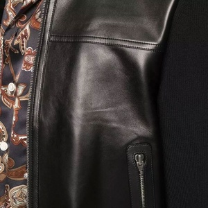 BM Men/Women's Sidepod AIR Cowhide Leather Classic Street Style Urban Roadster Moto <b>Cafe</b> <b>Racer</b> Biker <b>Jacket</b> For Riding/Racing CE - Product Image 5