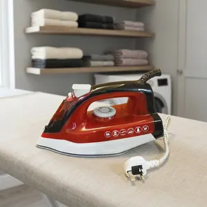 Plancha de Vapor Eléctrica Roja de Grado Comercial para Uso en Hoteles - Product Image 5