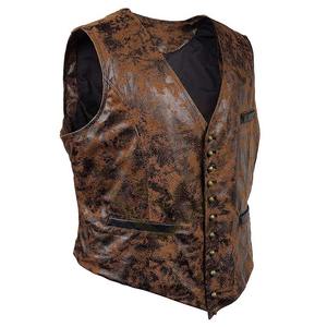 Fabricant professionnel de gilets en cuir formels pour hommes, prix bas, vente en gros de gilets en cuir pour hommes - Product Image 4