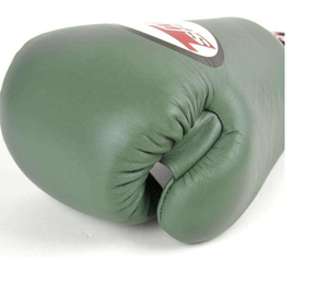 Gants de boxe Muay Thai sur mesure pour jumeaux, en cuir de vachette véritable, avec fermeture auto-agrippante, durables, pour l'entraînement et le sparring. - Product Image 5