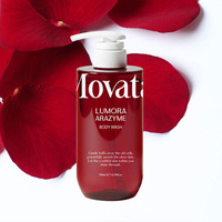 [auracosmetics] Movata Lumora Arazyme Gel de Ducha Exfoliante Suave para la Piel 500ml, Limpiador Hidratante Líquido Herbal