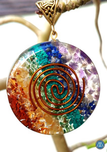 Pendentif de guérison Chakra de haute qualité Agate naturelle en gros Pendentif d'énergie Orgone pour la protection EMF et la guérison spirituelle en vrac - Product Image 5