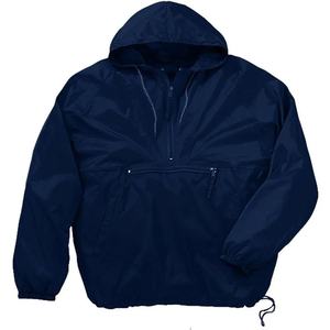 Chaqueta cortavientos gruesa para hombre, con capucha oversize, media cremallera, estilo jersey, de pana, holgada, para invierno, color liso, talla grande, Sheep - Product Image 4