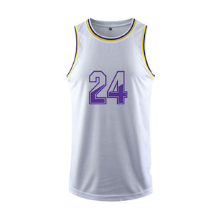 Maillot de basket personnalisé en sublimation, débardeur sport sans manches - Qualité supérieure, vêtements de sport respirants, débardeurs en mesh - Product Image 4