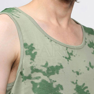 เสื้อกล้ามผู้ชายสีพื้นคุณภาพสูง ทรงหลวม ใส่สบาย เหมาะสำหรับออกกำลังกาย ใส่ลำลองที่บ้านและใส่เดินเล่น - Product Image 6