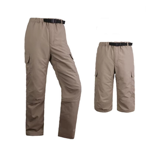 High Quality Soft Shell Breathable Casual Cargo Pants for Men Side Flap Utility Pockets Waterproof Windproof Outdoor Hiking - Product Image 4