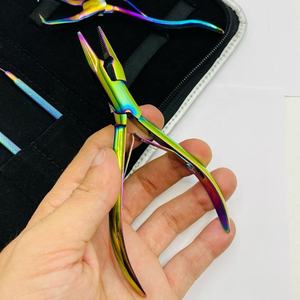 Pinza de Alta Calidad para Extensiones de Cabello de Acero Inoxidable, Logotipo Personalizado, Herramientas Sostenibles de Plasma Arcoíris para Micro Link, Beautivia - Product Image 1