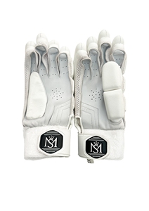 Gants de frappe en cuir Mannu Sports de qualité supérieure, toutes tailles, hommes, femmes, jeunes, logo et design personnalisables, cricket accepté - Product Image 3