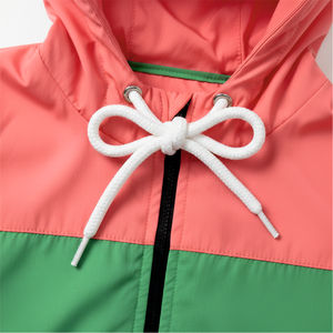 Customized Design Multicolor Lightweight Embroidery Front Pullover Windbreaker Jacket Hood Nylon Anorak for Streetwear Outdoor - Product Image 4