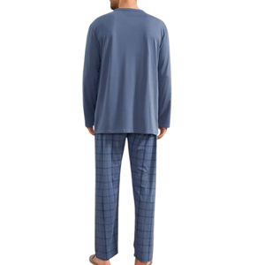 Family Matching Plaid <b>Pajama</b> <b>Set</b> Cotton Comfortable Unisex Sleepwear with Custom Logo - Product Image 4