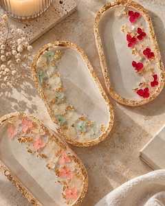 ถาดเรซิ่นออกแบบพิเศษสำหรับของขวัญและของสะสมไลฟ์สไตล์ - Product Image 3