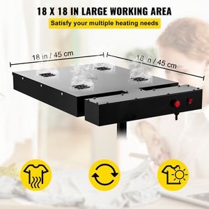 18x18Inch Flash Dryer for T-<b>Shirt</b> Cur Electrical Control Box Screen Printing Dryer Adjustable Stand Flash Dryer Screen <b>Printers</b> - Product Image 5