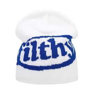 CANBELLO SPORTS Bonnet unisexe blanc à motif lettres style Y2K 100% coton respirant imperméable réglable pour adulte - Product Image 2