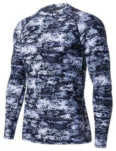 Wholesale Custom <b>Rashguard</b> Unisex Sublimation UV Protection Quick Dry Compression Polyester Activewear OEM Factory OEM Wholesale - Product Image 3