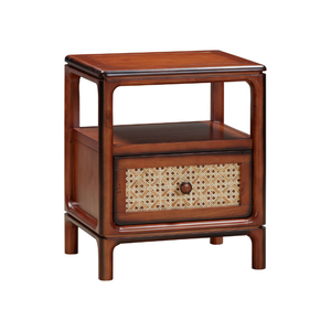 Mesita de noche de madera de alta calidad, 1 cajón, muebles de dormitorio, conjunto de dormitorio, MOQ bajo, embalaje de suministro directo vietnamita - Product Image 3