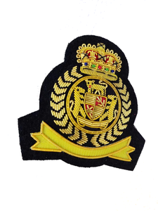 Badges de qualité supérieure en gros, personnalisés, faits main, brodés, en tissu sergé, pour uniformes, badges brodés pour blazer à fils métalliques, Vente 2026 - Product Image 6