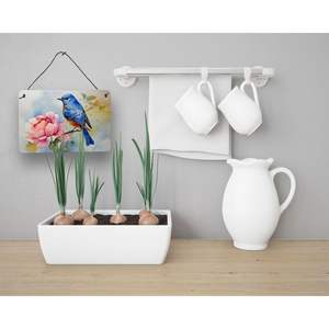 Bluebird Kitchen Wall Door Hanging Prints Aluminum Metal <b>Sign</b> for Home Decor Multicolor 8HX12W for <b>Bar</b> and Bathroom Plaque - Product Image 3