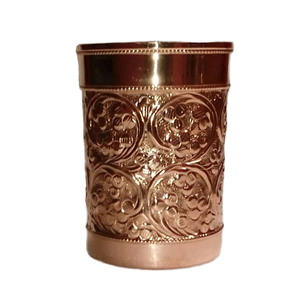 Vaso de Cobre Puro de Alta Calidad, 200 ml, para Cócteles, Ecológico, Reutilizable, de Gran Capacidad, Grabado - Product Image 1