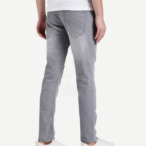 Dernier design, service OEM, pantalon en jean pour homme, confortable, respirant, qualité supérieure, lavé, printemps, automne, hiver, imperméable, uni - Product Image 2