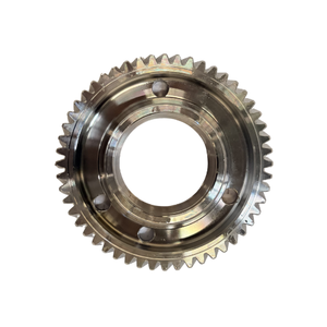 Engranaje de marcha lenta de eje mecanizado por CNC de acero inoxidable y aluminio |   Placa de modelo para sistema de sincronización de motor B, eje tensor rectificado con precisión - Product Image 1