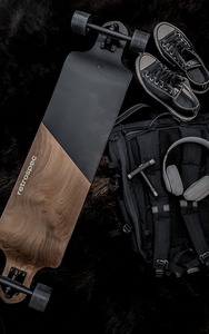 ลองบอร์ด Tidal Drop Down - ขนาด 41 นิ้ว แผ่นเด็คกว้างพิเศษ แข็งแรง ทนทาน ทำจากไม้เมเปิลแคนาดา 9 ชั้น - Product Image 3