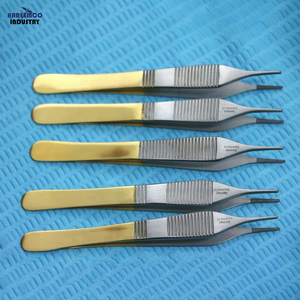 คีมจับแผลแบบเยอรมัน 5 TC เกรด ADSON ขนาด 4.75 นิ้ว พร้อมหัวทังสเตนคาร์ไบด์  แบบใช้มือ ได้รับการรับรองมาตรฐาน CE รุ่น HI-1838 ระดับ Class I - Product Image 1