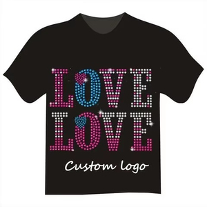 T-shirt 2026 100% Coton avec Strass pour Homme – T-shirt Décontracté de Luxe de Haute Qualité avec Transfert de Strass - Product Image 4