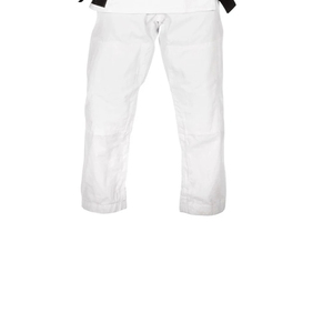 Uniforme de Jiu Jitsu OEM de Alta Calidad, Kimono Blanco Liso de Tejido Perla, Preencogido, para Entrenamiento de Artes Marciales y Grappling - Product Image 2